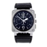 BELL & ROSS - a gentleman's BR03-94 chronograph wrist watch.