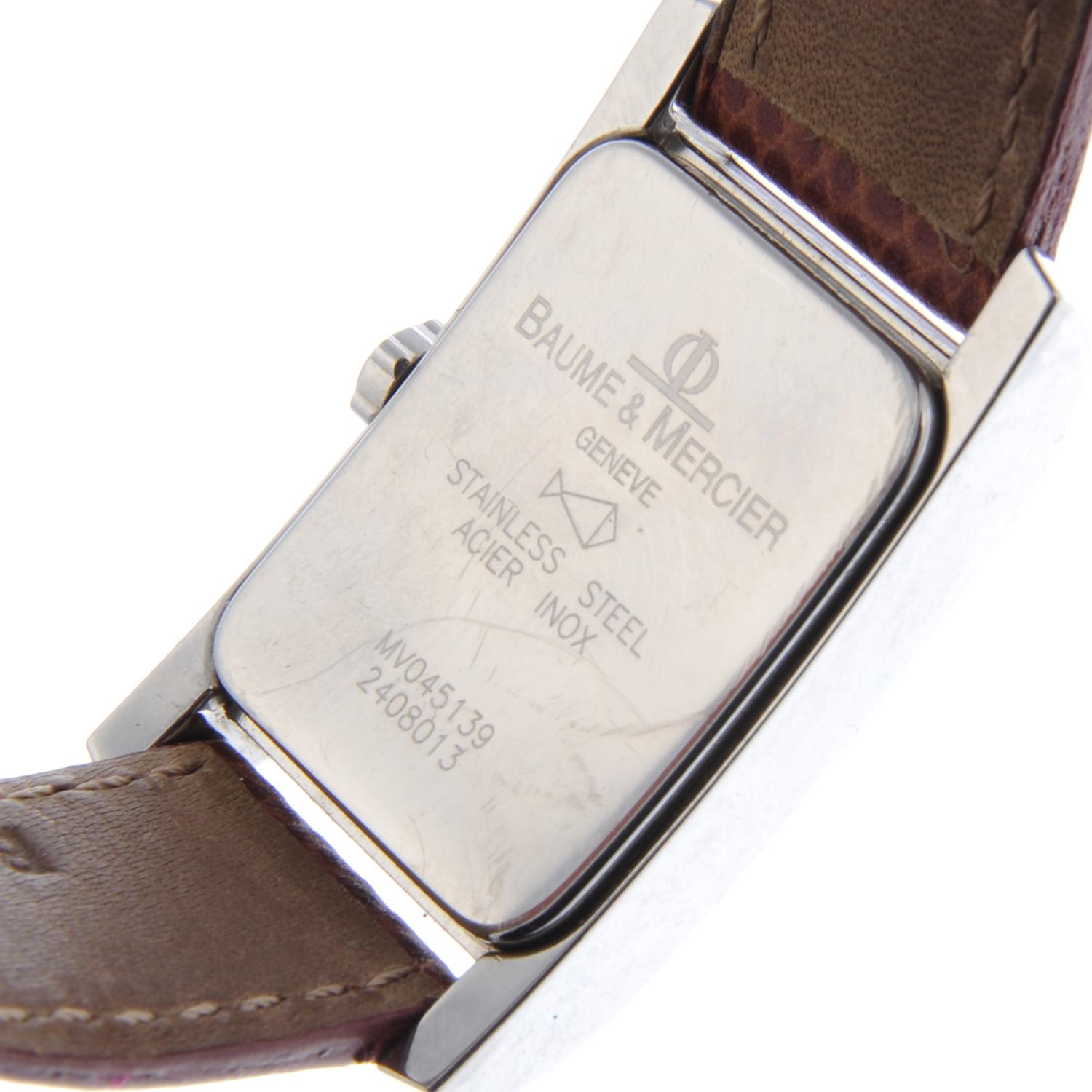 BAUME & MERCIER - a lady's Hampton wrist watch. - Image 4 of 4