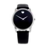 MOVADO - a gentleman's Museum wrist watch.