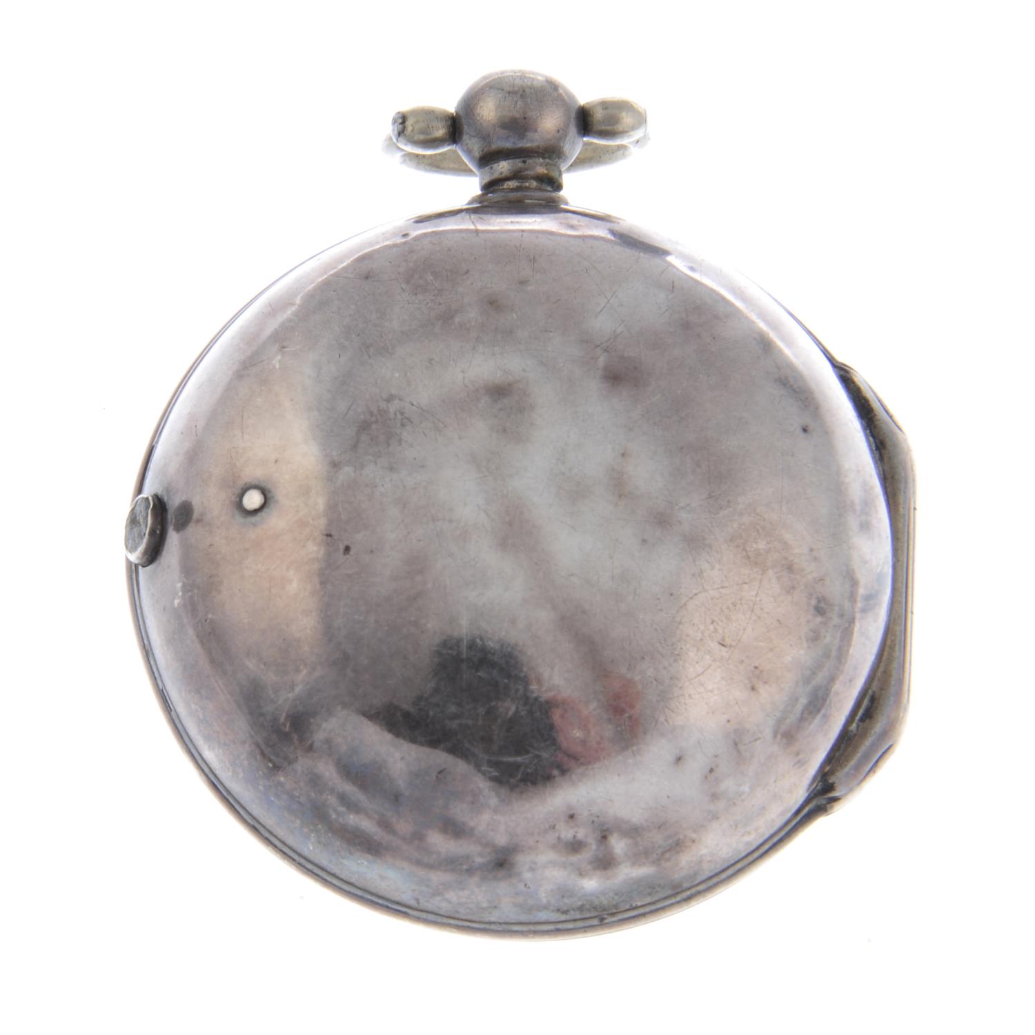 A pair case pocket watch by J.Collins. - Image 2 of 4