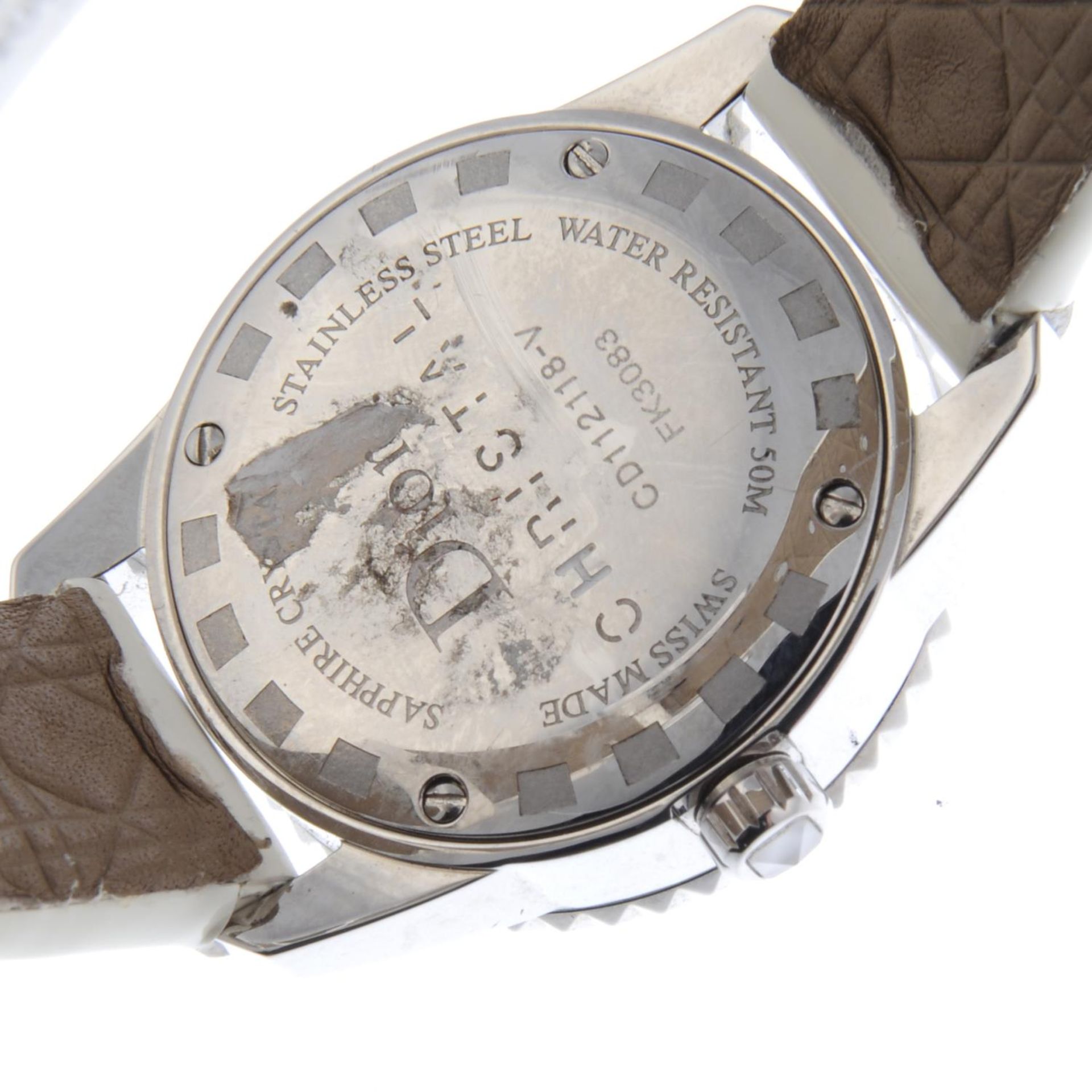 DIOR - a lady's Christal wrist watch. - Bild 3 aus 4