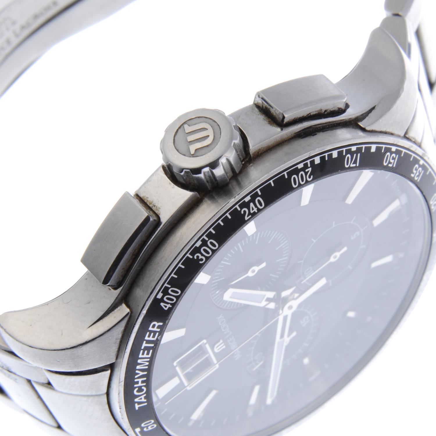 MAURICE LACROIX - a gentleman's Miros chronograph bracelet watch. - Image 3 of 6