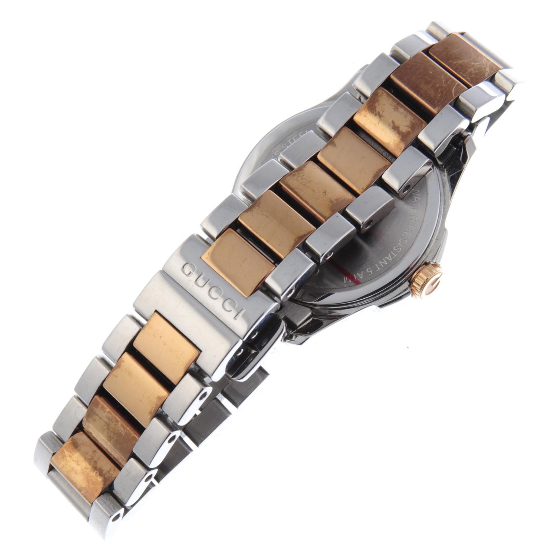 GUCCI - a lady's G-Timeless bracelet watch. - Image 2 of 4