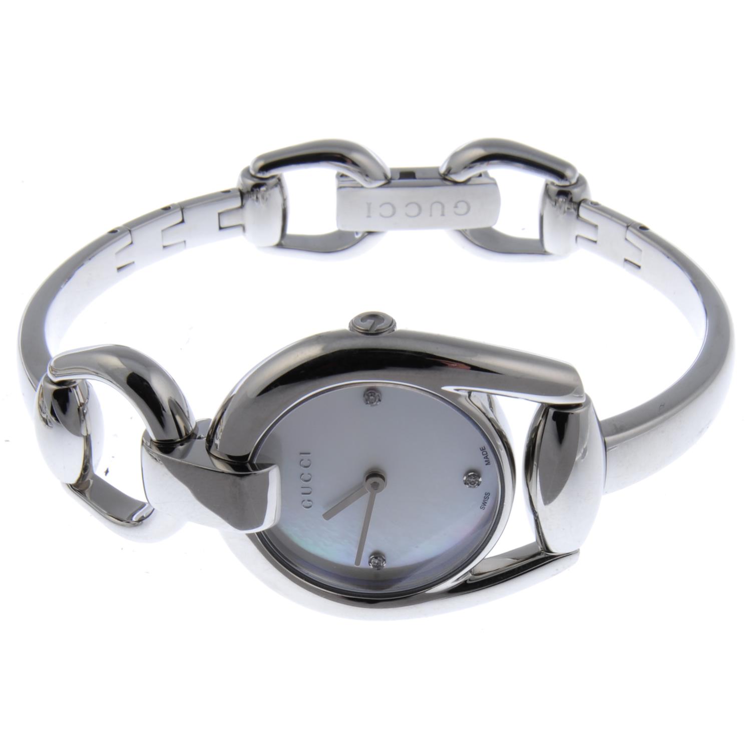 GUCCI - a lady's G-Timeless bracelet watch. - Image 3 of 3