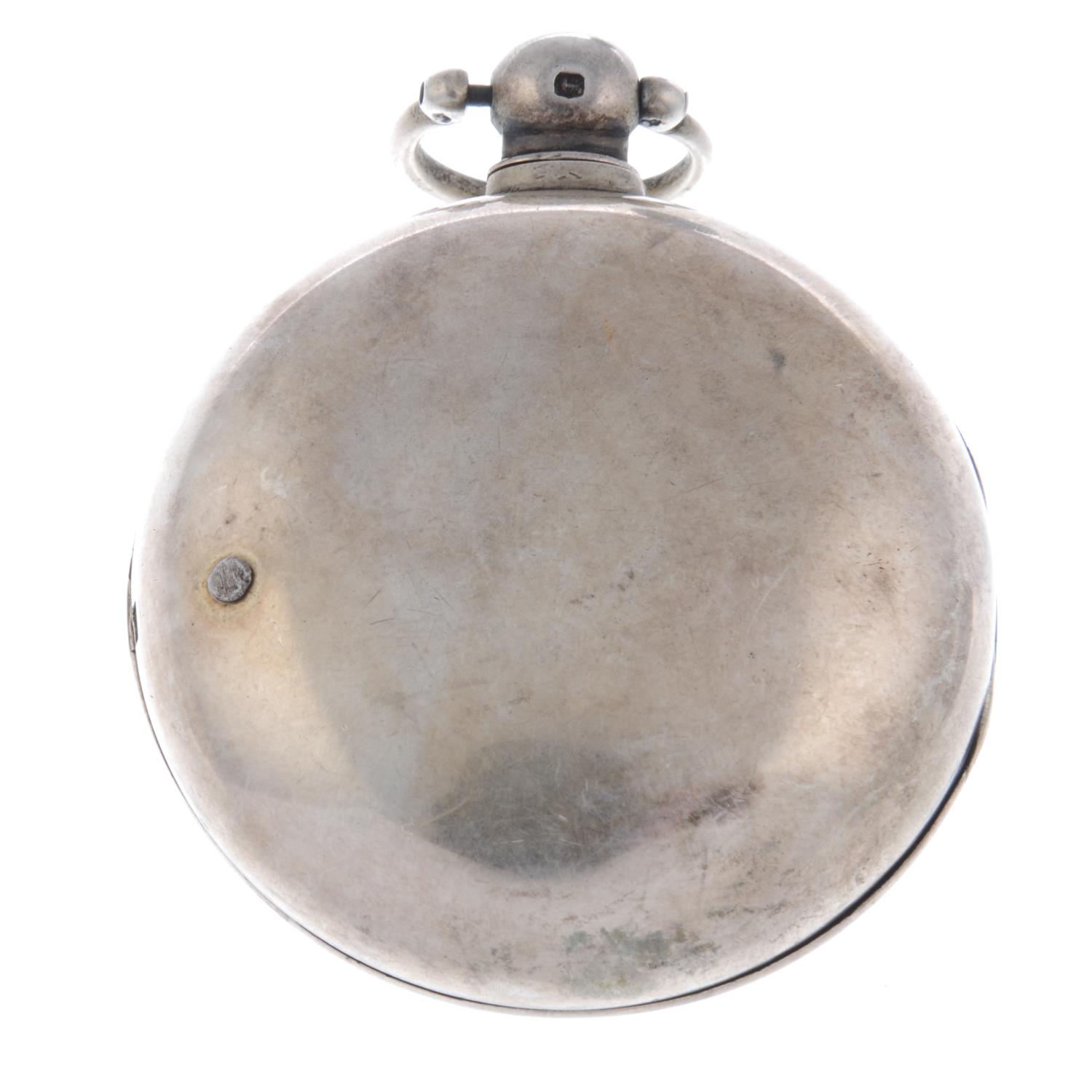 A pair case pocket watch by J.Collins. - Image 4 of 4