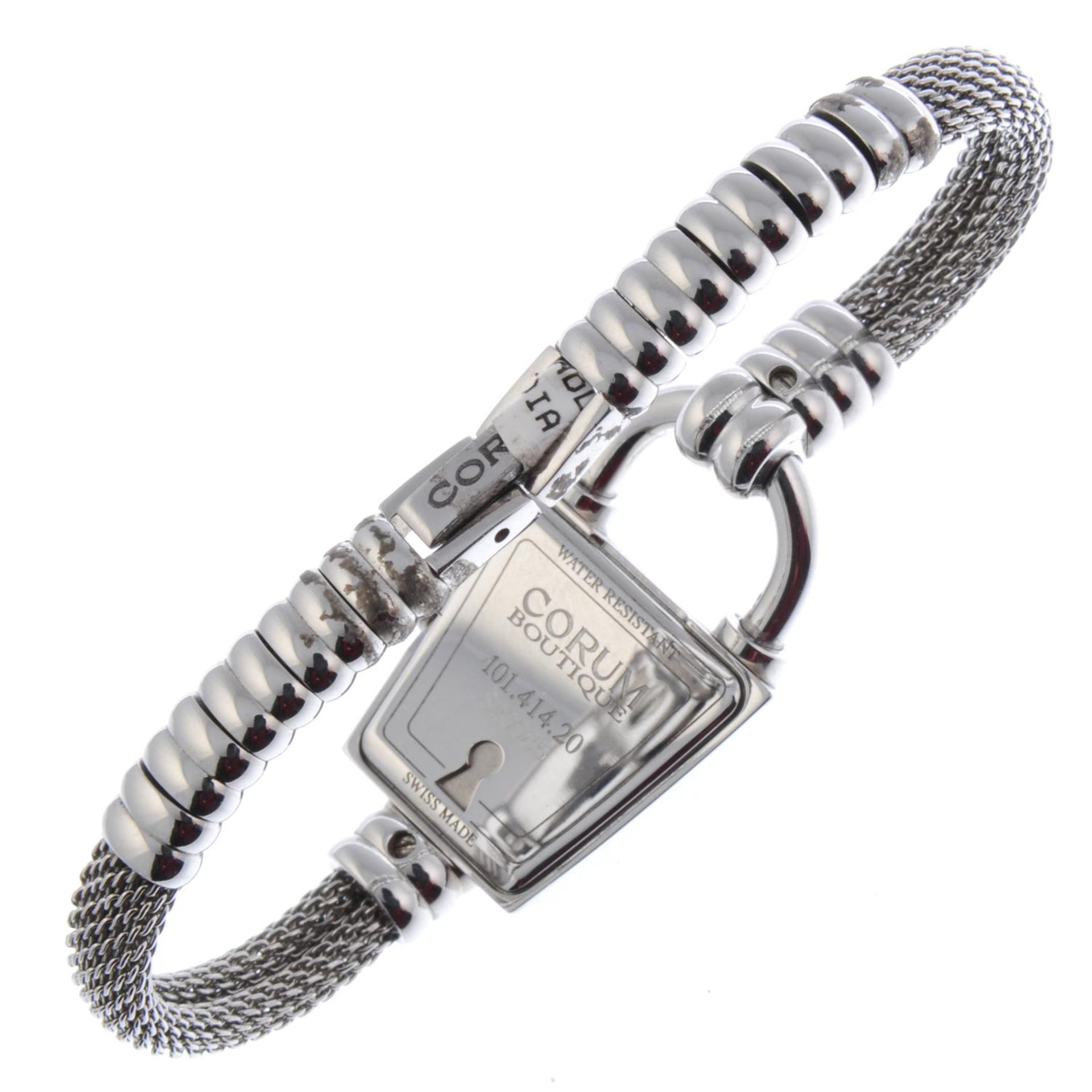 CORUM - a lady's Padlock Trapeze bracelet watch. - Image 3 of 4