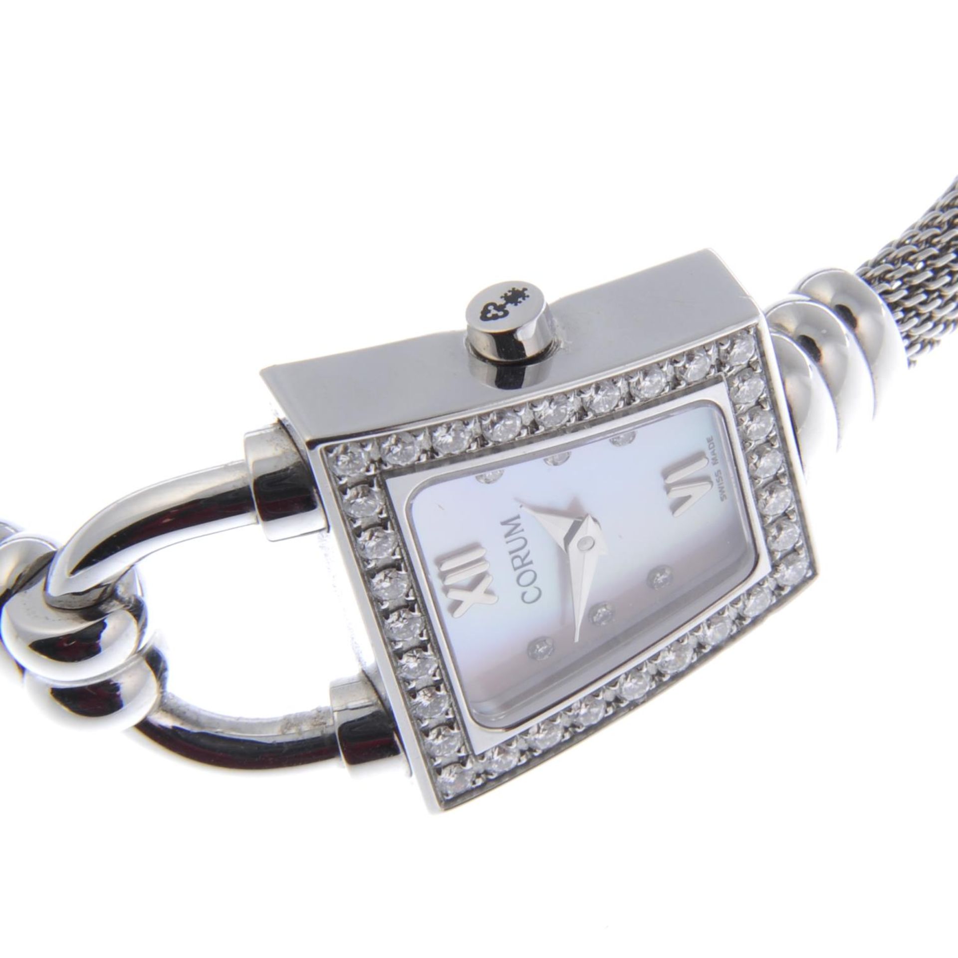 CORUM - a lady's Padlock Trapeze bracelet watch. - Image 4 of 4