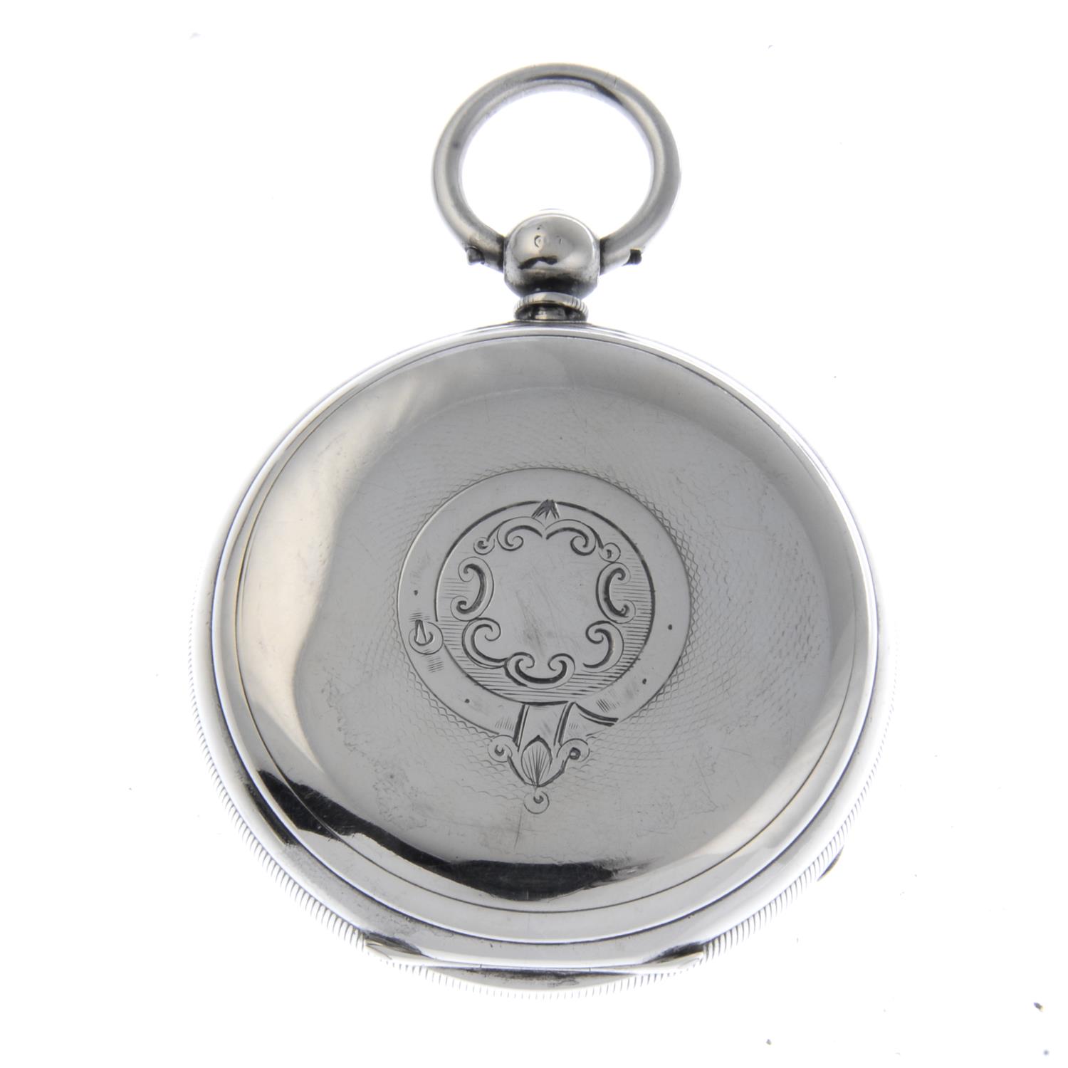 An open face pocket watch by E Wise. - Image 2 of 4