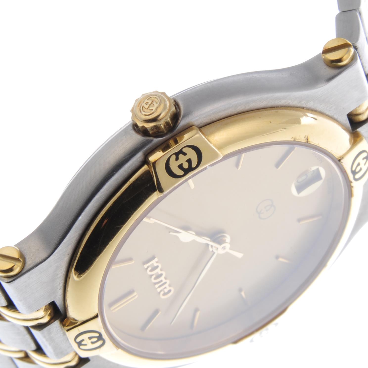 GUCCI - a gentleman's bracelet watch. - Image 3 of 4