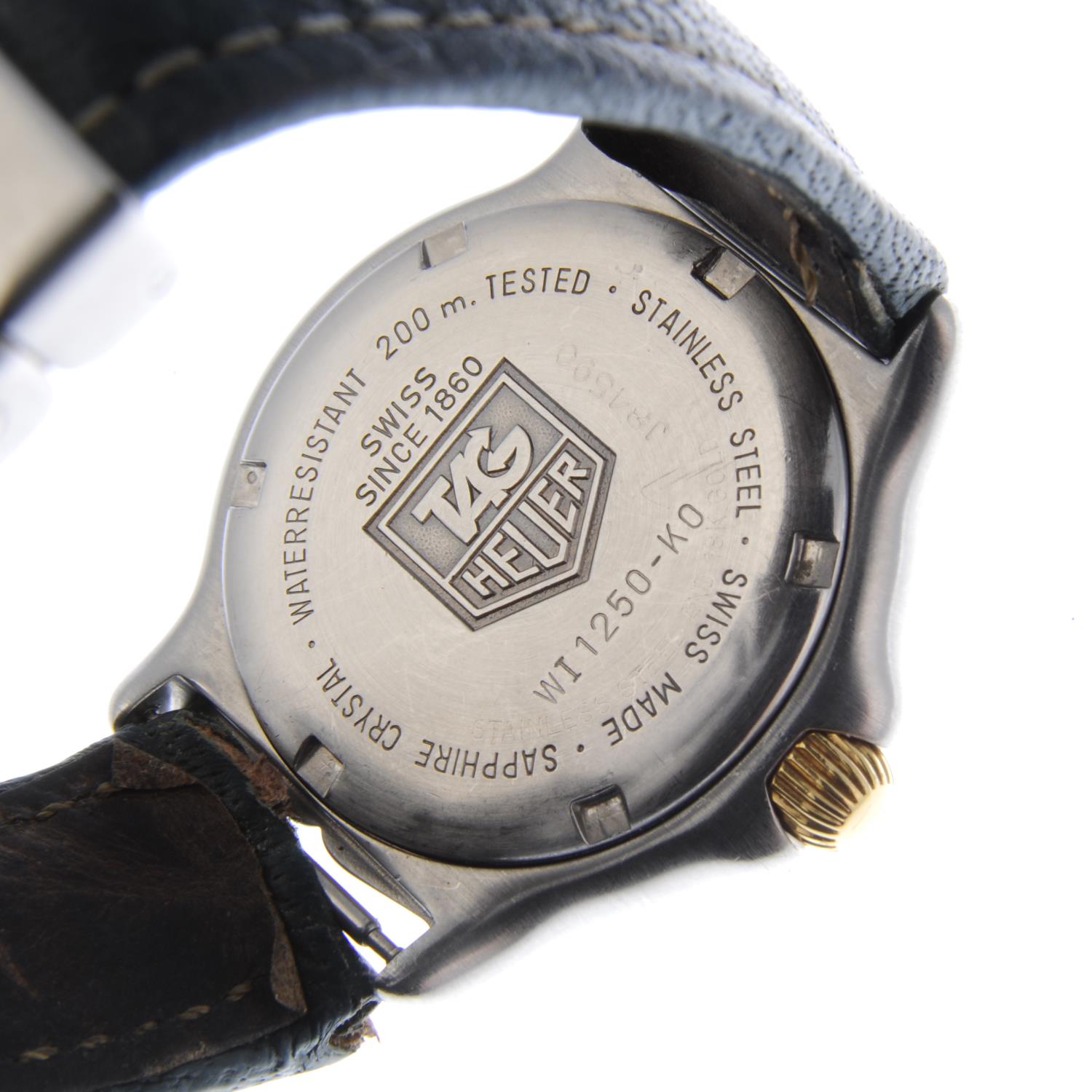 TAG HEUER - a gentleman's S/el wrist watch. - Image 3 of 4