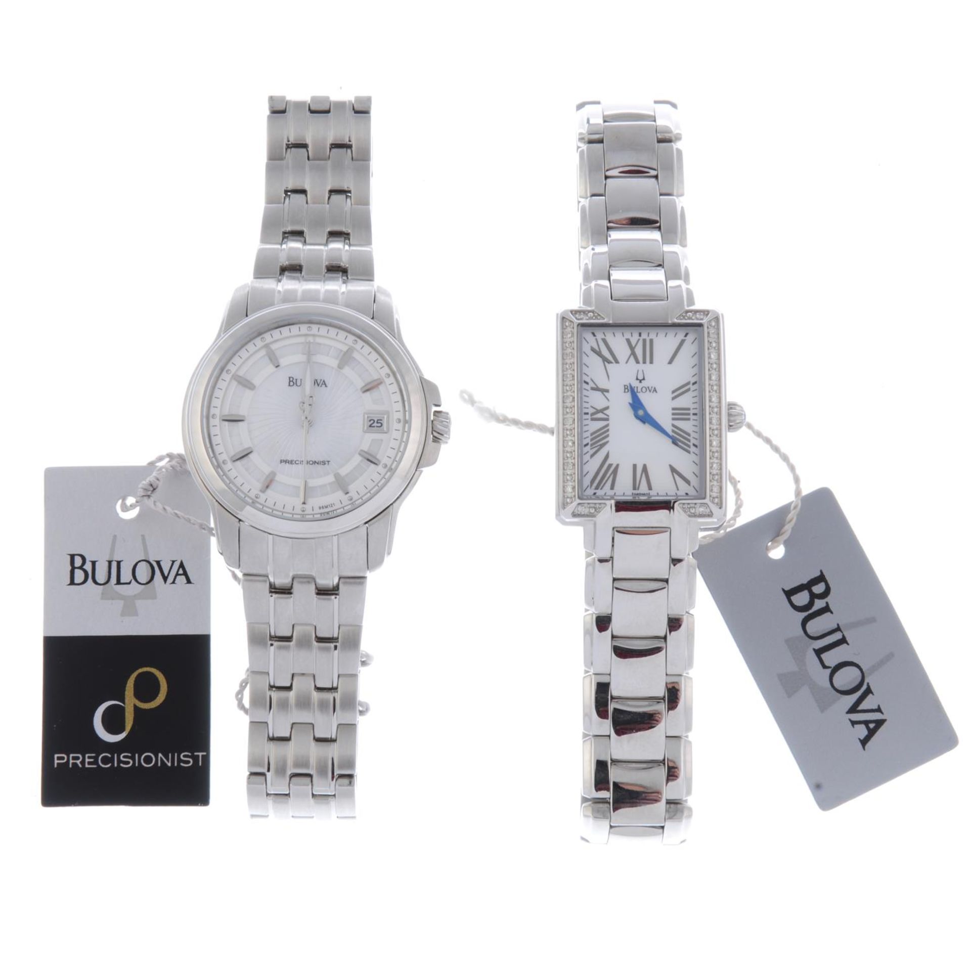 BULOVA - a Diamond Multifunction bracelet watch. - Bild 2 aus 2