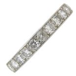 A diamond full eternity ring.Estimated total diamond weight 1.55cts,