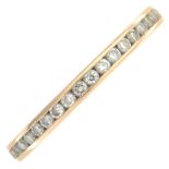 An 18ct gold diamond eternity ring.Estimated total diamond weight 1ct.Hallmarks for London,