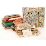 A collection of World and Commonwealth stamps contained in albums and stock books,