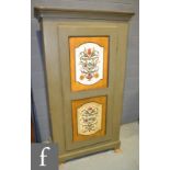 A 20th Century Continental pine wardrobe,