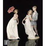 Two Lladro figures, 'Afternoon Promenade' model 7636 and 'Now & Forever' model 7642, printed marks,
