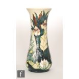 A Moorcroft Pottery vase of waisted form decorated in the Lamia pattern designed by Rachel Bishop,