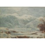 C SMITH (MID 19TH CENTURY) - A wooded river landscape, watercolour, signed and dated '65, framed,