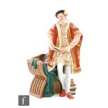 A Royal Doulton figure of Edward VI HN4263, numbered 273 from a limited edition of 5000,