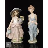 Two Lladro figures, 'Pocket Full Of Wishes' model 7650 and 'A Wish Come True' model 7676,