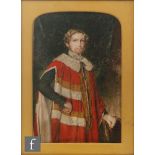 William Egley (1798-1870) - A painted miniature portrait of the Rt Honorable Lord Churchill in full