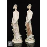 Two Lladro figures, both 'Quixote Standing Up' model 4854,