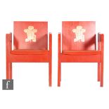 Lord Snowdon for Remploy - A pair of Prince of Wales Investiture chairs for the investiture of