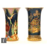 Carlton Ware - Two 1930s Art Deco vases,