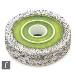 Peter Beard - A textured double walled bowl with glass, 25cm x 12cm.