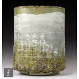 Paul Wearing - Ellipse 2 - Stoneware vessel with multiple slips and glazes, 27cm x 30cm x 18cm.