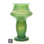 Loetz - An early 20th Century vase with circular spread foot rising to a swollen body,