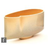 Ruth King - Tracery Bowl - Hand built salt glazed stoneware, 24cm x 11cm x 14cm.