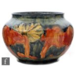 William Moorcroft - Liberty & Co - A large jardiniere decorated in the Claremont pattern with