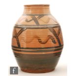 A Winchcombe studio pottery vase by Michael Cardew,