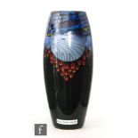 A large Alan Clarke Studio vase of swollen sleeve form decorated in the Arctic Moon pattern with