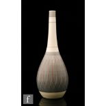 A Poole Pottery shape 698 Freeform 'Skittle' vase decorated in the PRP pattern,