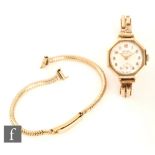 A 9ct hallmarked ladies Rotary wrist watch,