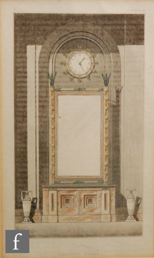 FRENCH SCHOOL (LATE 19TH CENTURY) - Design for a refectory interior, chromolithograph, - Image 3 of 5