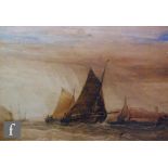 ATTRIBUTED TO GEORGE WILLIAM CRAWFORD CHAMBERS (1829-1878) - Fishing boats and other vessels off a