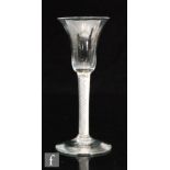 An 18th Century drinking glass circa 1750,