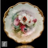 A Royal Doulton cabinet plate decorated by Dewsberry,