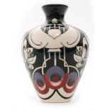 A Moorcroft Pottery vase by Nicola Slaney, of shouldered ovoid form with flared collar neck,