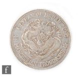 China - A collection of fifty seven twenty cent silver and nickel provincial Chinese coins,