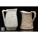 Two earthenware commemorative Crimean War jugs,