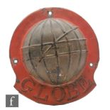 A Globe tinned iron fire mark retaining most original paint (W38E), height 19.