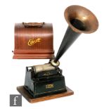 An Edison Gem phonograph, serial No G118804,