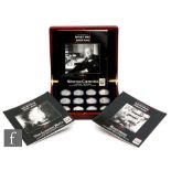 A set of twelve silver proof coins titled Memories of Wartime Britain, with booklets,