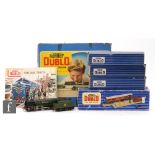 A collection of OO gauge Hornby Dublo model railway items to include a boxed Hornby EDG17 train set