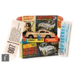 Corgi Toys #261 James Bond 007 'Goldfinger' Aston Martin DB5, with gold body, wire wheels,