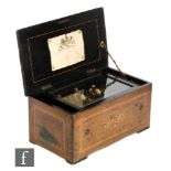 A musical box with mandarin and bells-in-view playing eight airs,